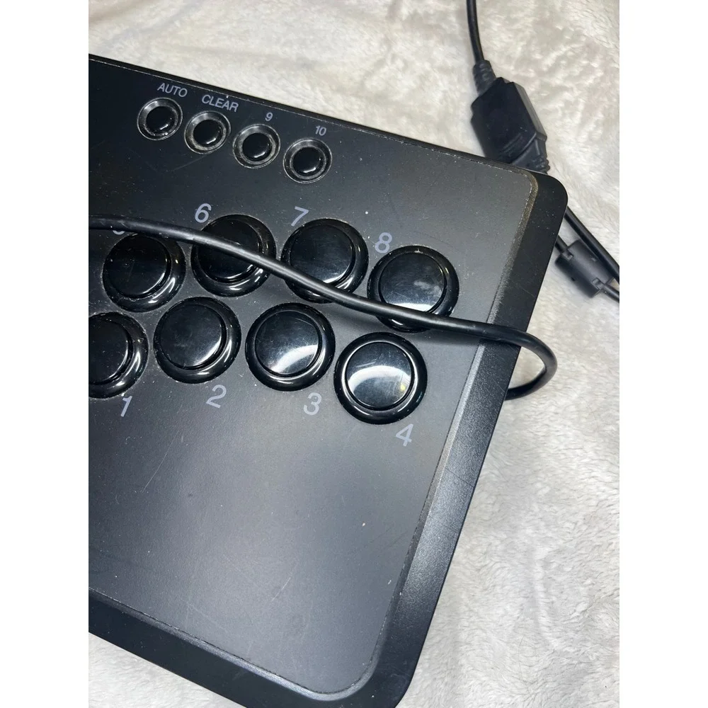Unbranded Arcade Fight Stick USB PS2 Dual Connector 8-Button Joystick Black